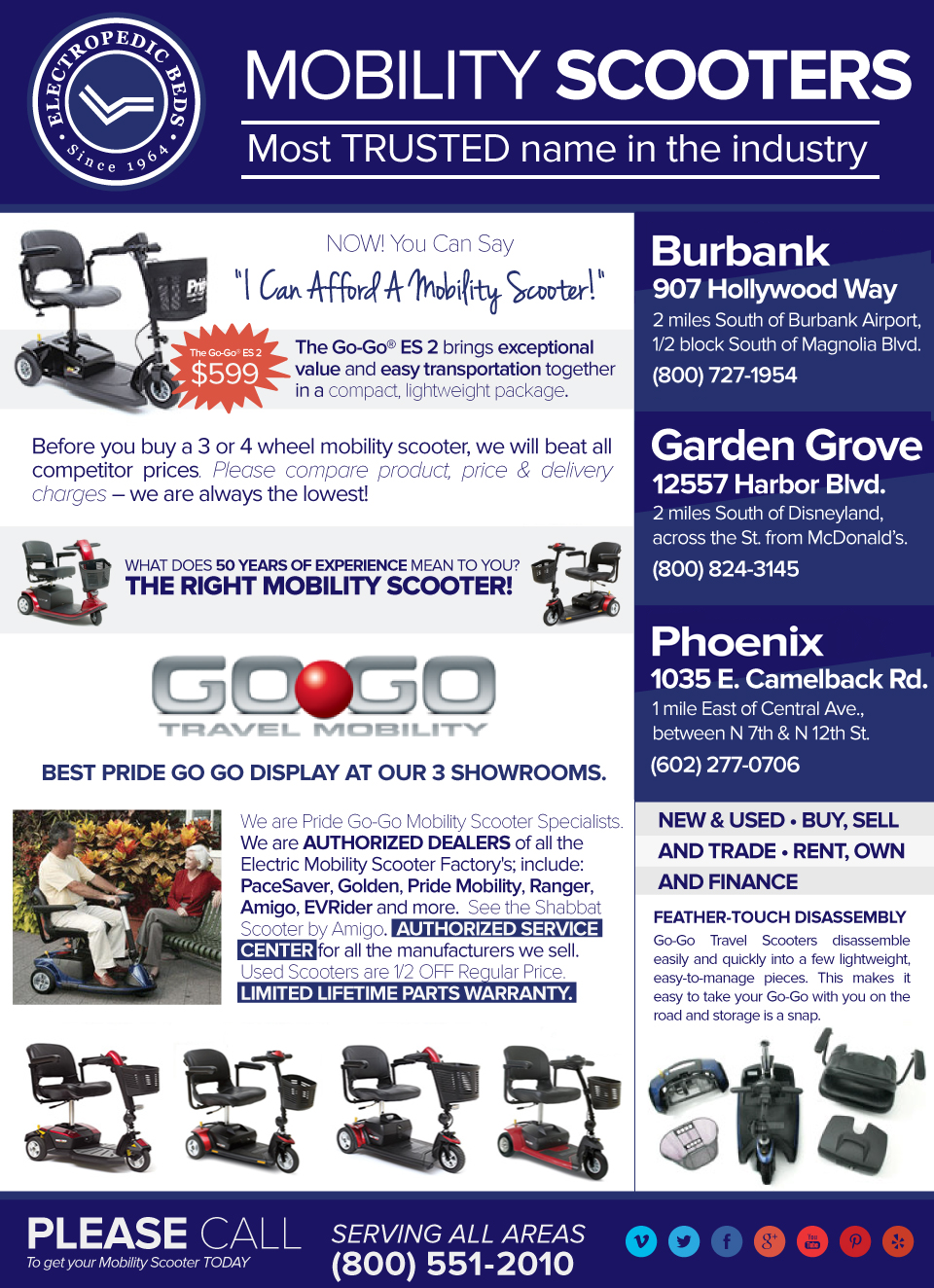 Greater Los Angeles Area 
 Bariatric Beds